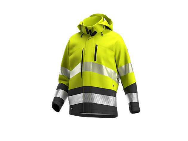 Safety Jogger 011822 SCUTI SSHELL JKT M YELLOW/DARK GREY