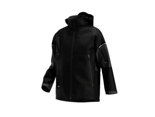 Safety Jogger 011828 KASAI RAIN JKT M BLACK/DARK GREY