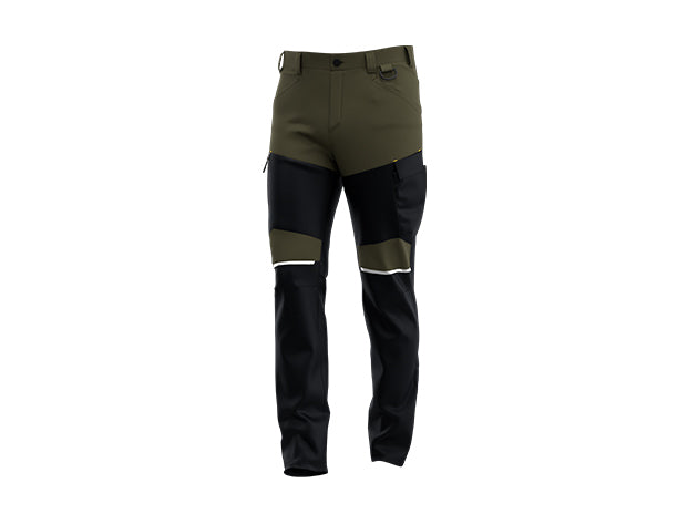 Safety Jogger 012208 OAK TROUSERS M KHAKI/NIGHT BLUE