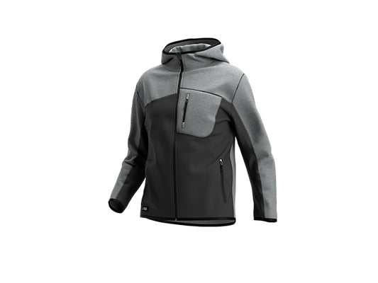 Safety Jogger 012019 OAK HOODIE MEN DARK GREY/LIGHT GREY