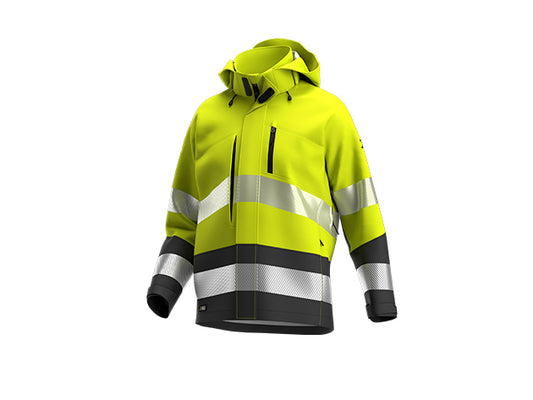 Safety Jogger 011822 SCUTI SSHELL JKT M YELLOW/DARK GREY