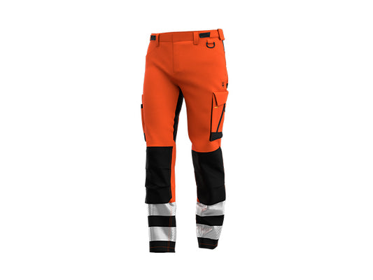 Safety Jogger 011910 SCUTI HV TROUSERS M ORANGE/BLACK
