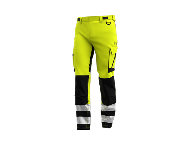 Safety Jogger 011911 SCUTI HV TROUSERS M YELLOW/BLACK
