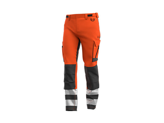 Safety Jogger 011864 SCUTI HV TROUSERS M ORANGE/DARK GREY