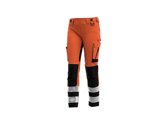 Safety Jogger 011921 SCUTI HV TROUSERS W ORANGE/BLACK